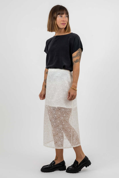 I am RUBY - Denim Skirt Pattern - I AM PATTERNS - Simplifi Fabric
