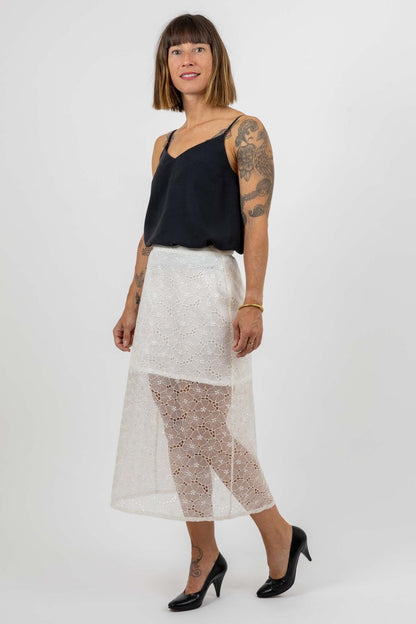 I am RUBY - Denim Skirt Pattern - I AM PATTERNS - Simplifi Fabric