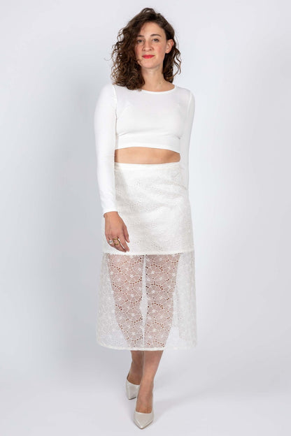 I am RUBY - Denim Skirt Pattern - I AM PATTERNS - Simplifi Fabric