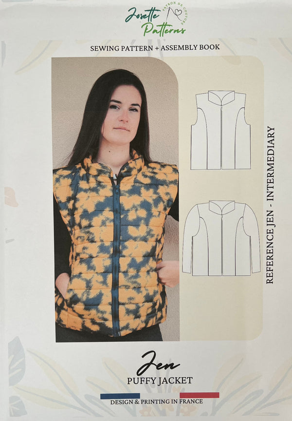 Jen - Womens Jacket / Vest - Josette Patterns