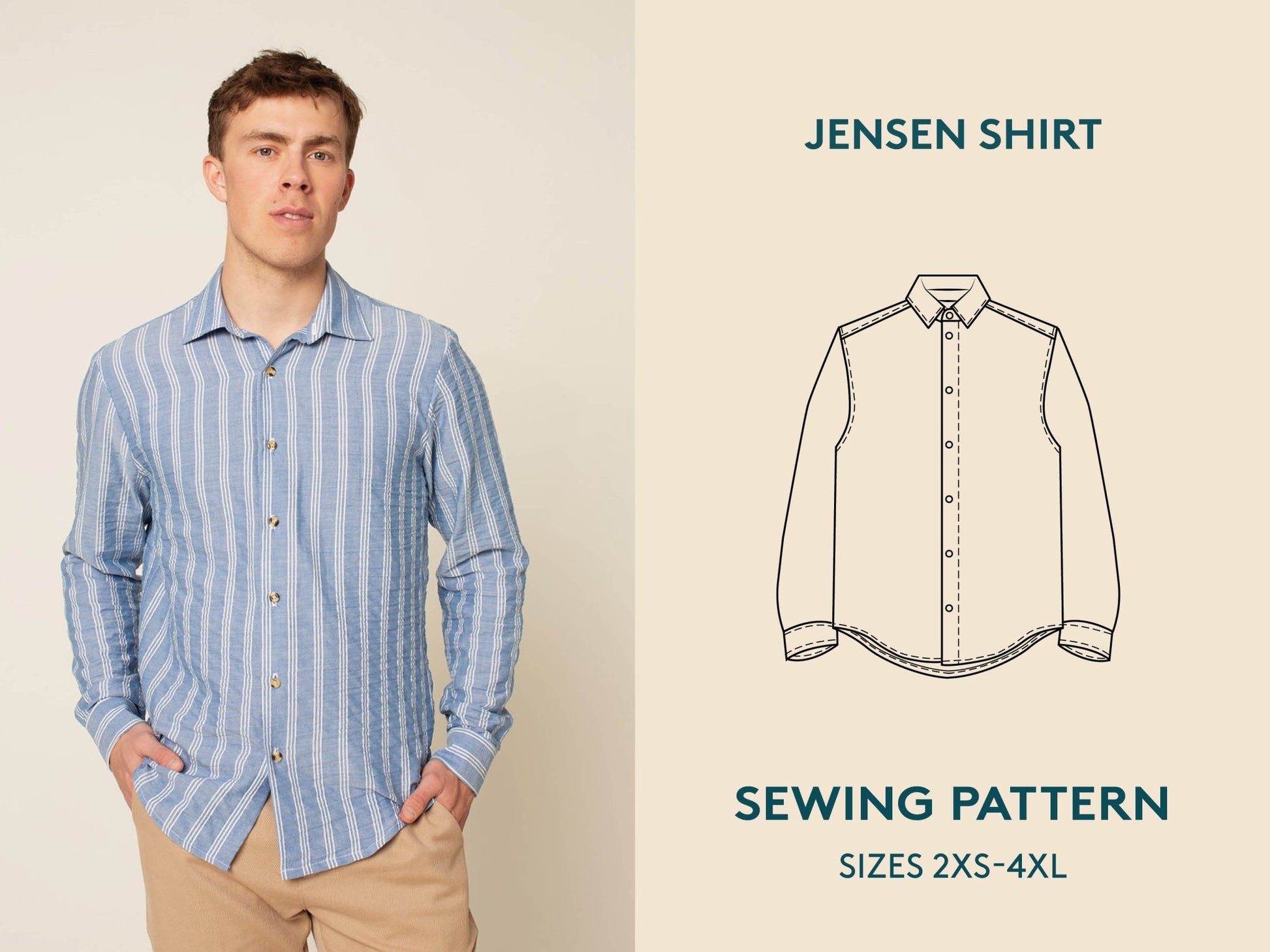mens dress shirt sewing pattern Men's Shirt Pattern and Tutorial