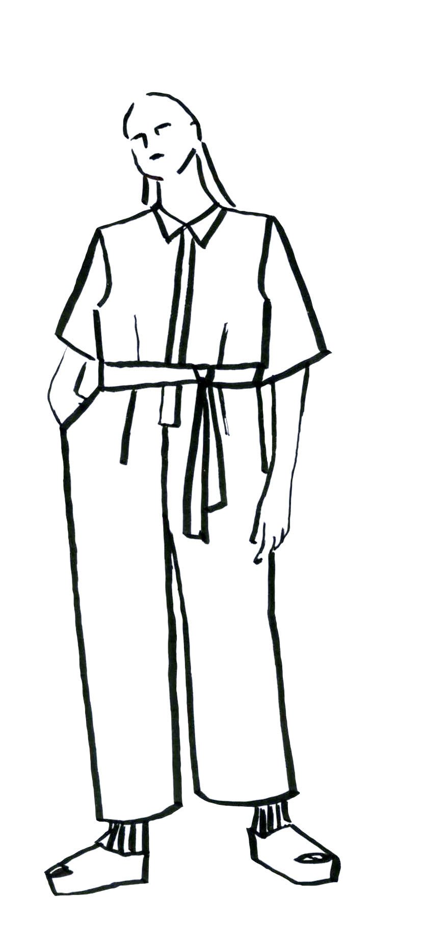 JUDITH Jumpsuit by Kaisa Rissanen PDF Sewing Pattern - TAUKO - Simplifi Fabric