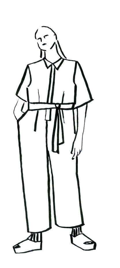 JUDITH Jumpsuit by Kaisa Rissanen PDF Sewing Pattern - TAUKO - Simplifi Fabric