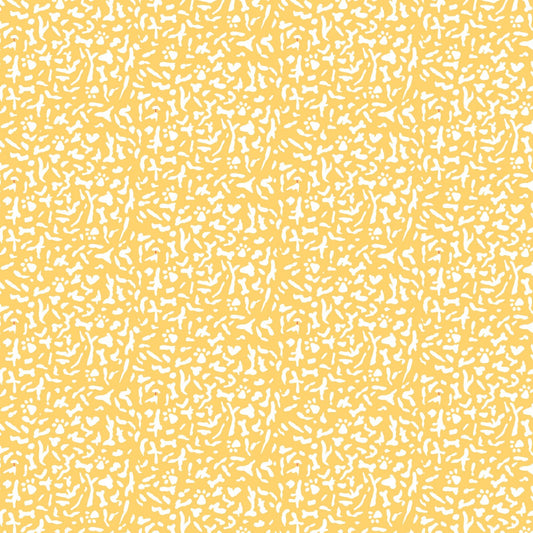 K9 Composition Book - Yellow - Teacher's Pet - Krissy Mast - Cloud 9 Fabrics - Poplin - Simplifi Fabric