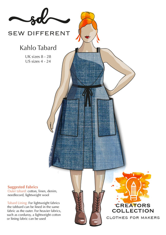Kahlo Tabard - Paper Sewing Pattern - Sew Different - Simplifi Fabric