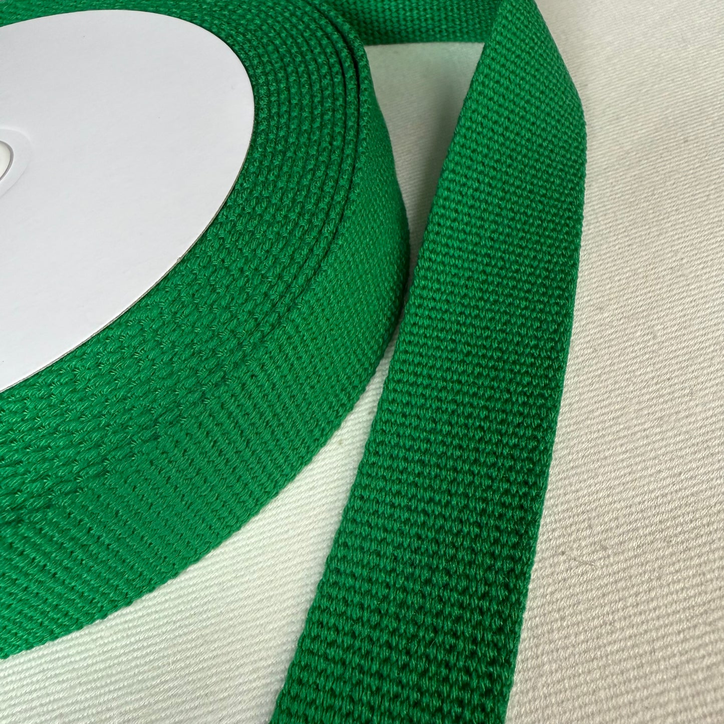 30mm Webbing - Kelly Green - Japanese Import (sold per meter)