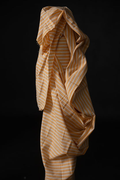 Kumquat Stripe Handwoven Indian Cotton - Merchant & Mills - Simplifi Fabric