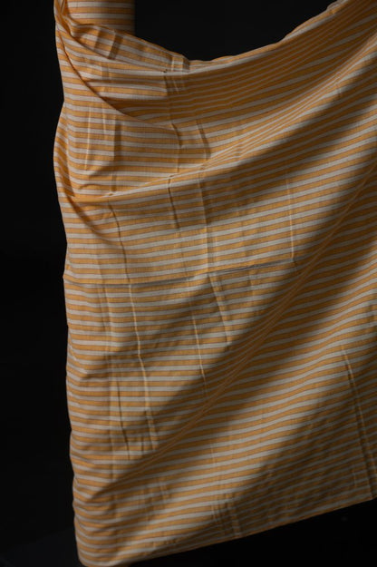 Kumquat Stripe Handwoven Indian Cotton - Merchant & Mills - Simplifi Fabric