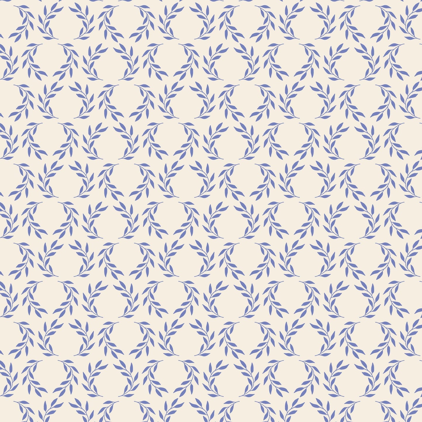 Laurel Leaves - Ivory - The Iliad - Aidi Riera - Cloud 9 Fabrics - Poplin - Simplifi Fabric