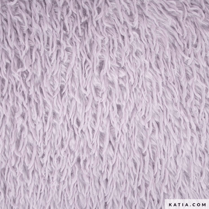 Lilac Feather Hair Vegan Faux Fur - Katia - Simplifi Fabric