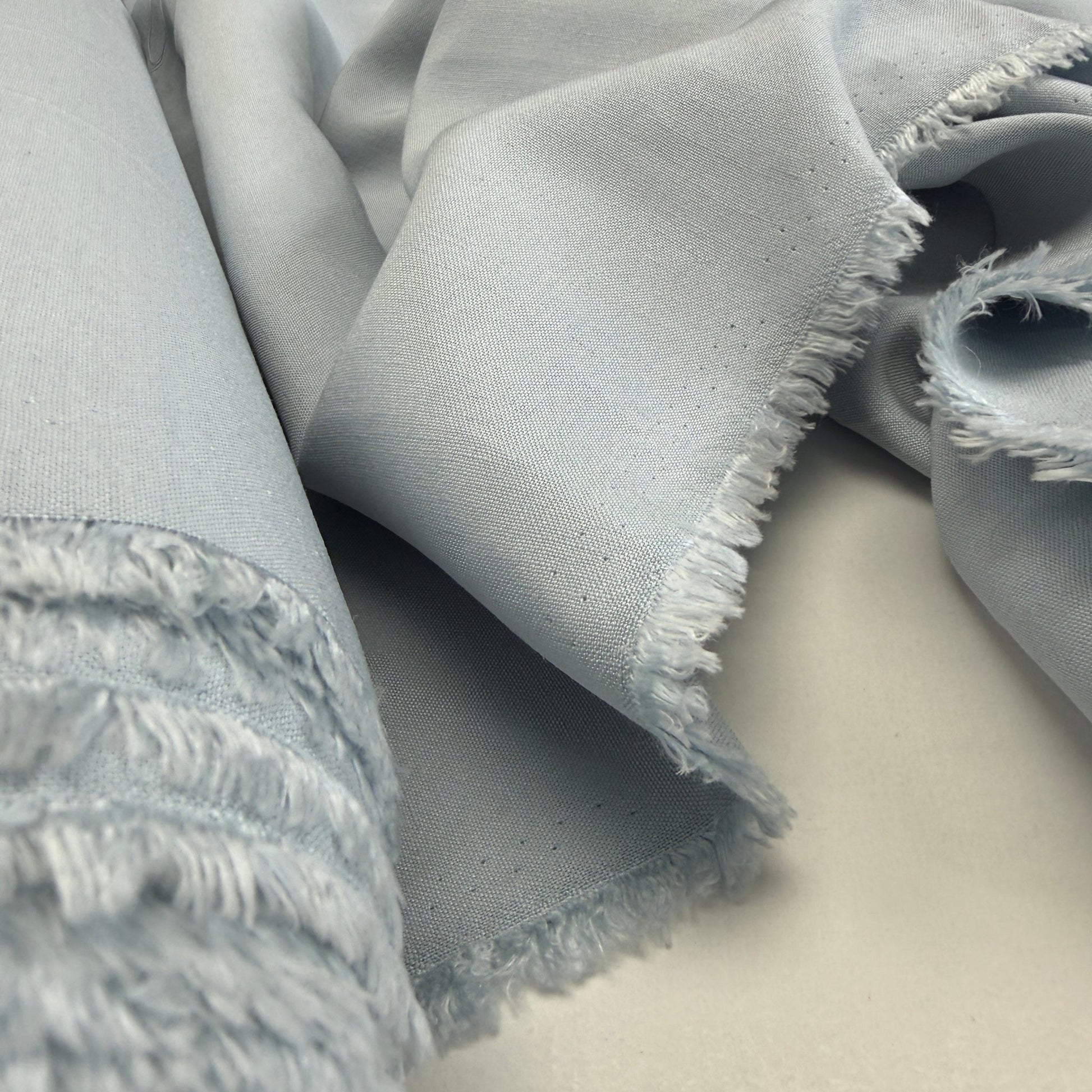 Linen + Viscose + Cotton Mix - Soft Sky - Simplifi Fabric
