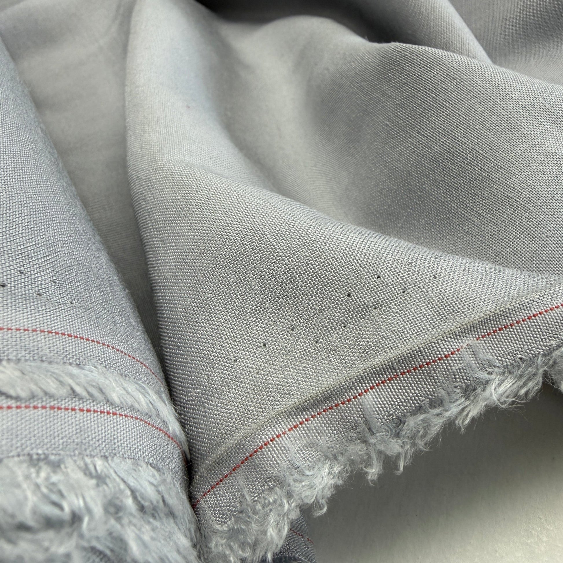 Linen + Viscose + Cotton Mix - Whisper Grey/Blue - Simplifi Fabric