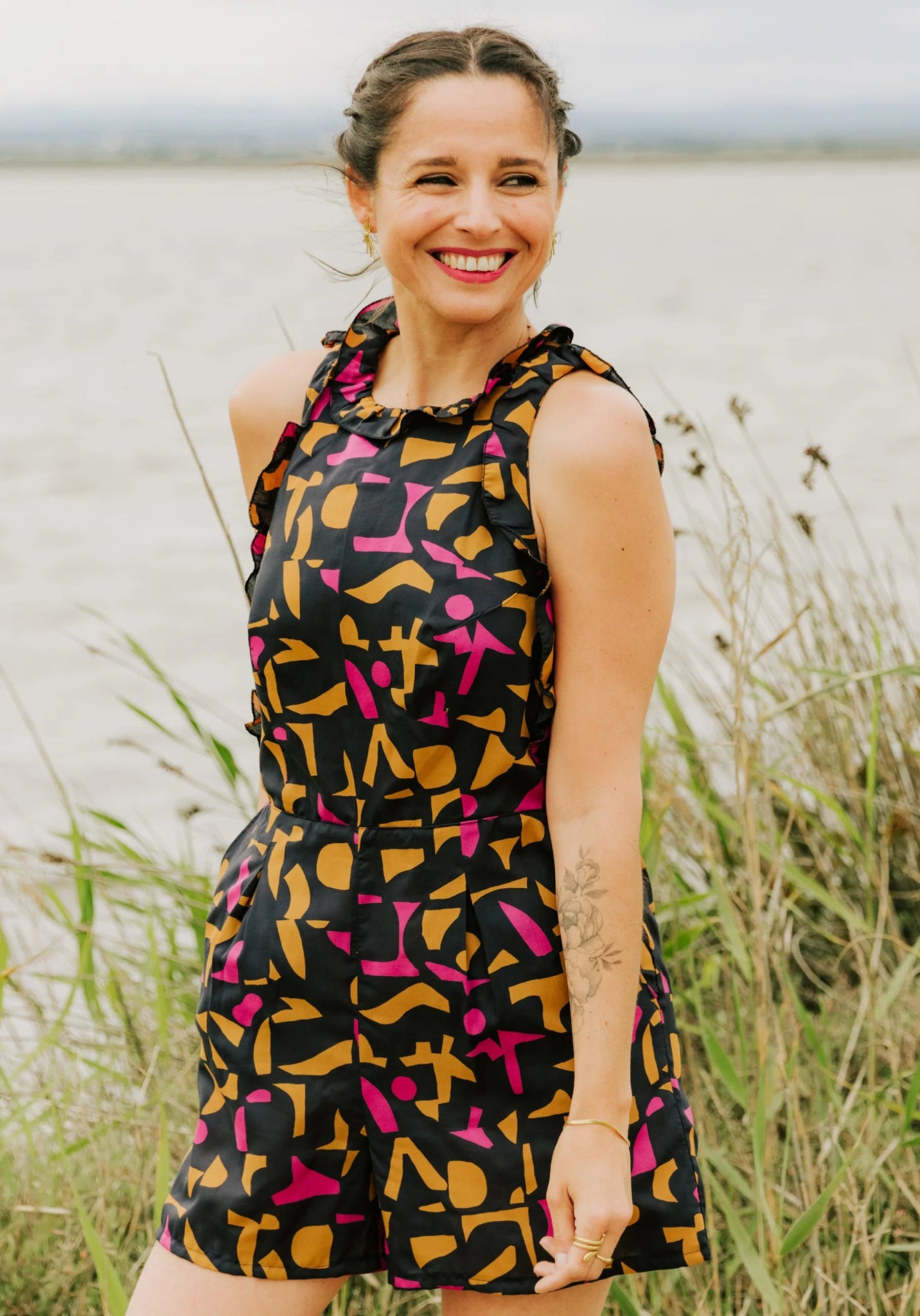 Luz Dress Playsuit Paper Sewing Pattern - Maison Fauve - Simplifi Fabric