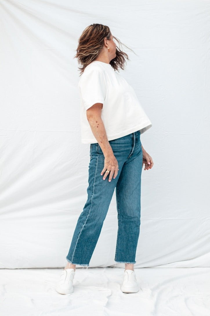 MADE - LINE Bundle Easy Tee Shirt , Shorts, Pants + Sweatshirt PDF Sewing Pattern - Madswick - Simplifi Fabric