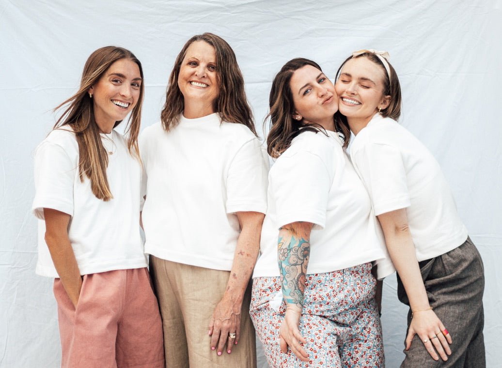 MADE - LINE Bundle Easy Tee Shirt , Shorts, Pants + Sweatshirt PDF Sewing Pattern - Madswick - Simplifi Fabric