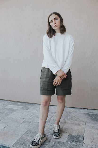 MADE - LINE Bundle Easy Tee Shirt , Shorts, Pants + Sweatshirt PDF Sewing Pattern - Madswick - Simplifi Fabric