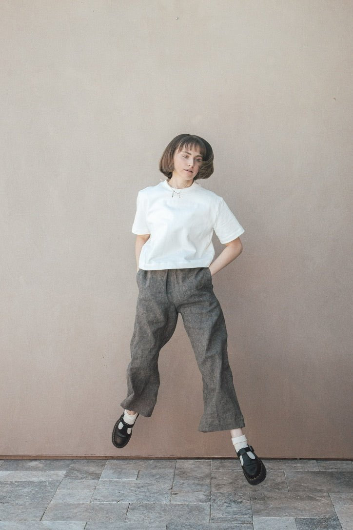 MADE - LINE Bundle Easy Tee Shirt , Shorts, Pants + Sweatshirt PDF Sewing Pattern - Madswick - Simplifi Fabric