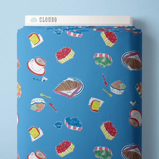 Market Morning - Nice Nice - Emily Taylor - Cloud 9 Fabrics - Poplin - Simplifi Fabric