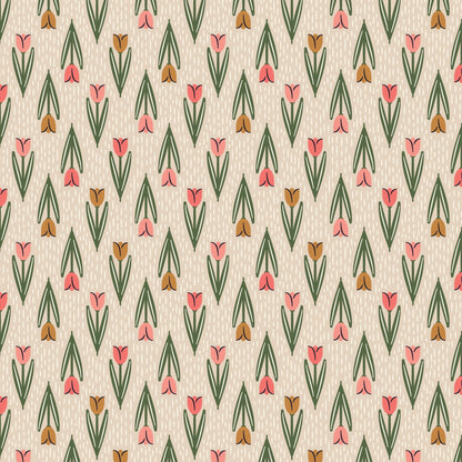 May Flowers - Spring Showers - Ann Gardner - Cloud 9 Fabrics - Poplin - Simplifi Fabric