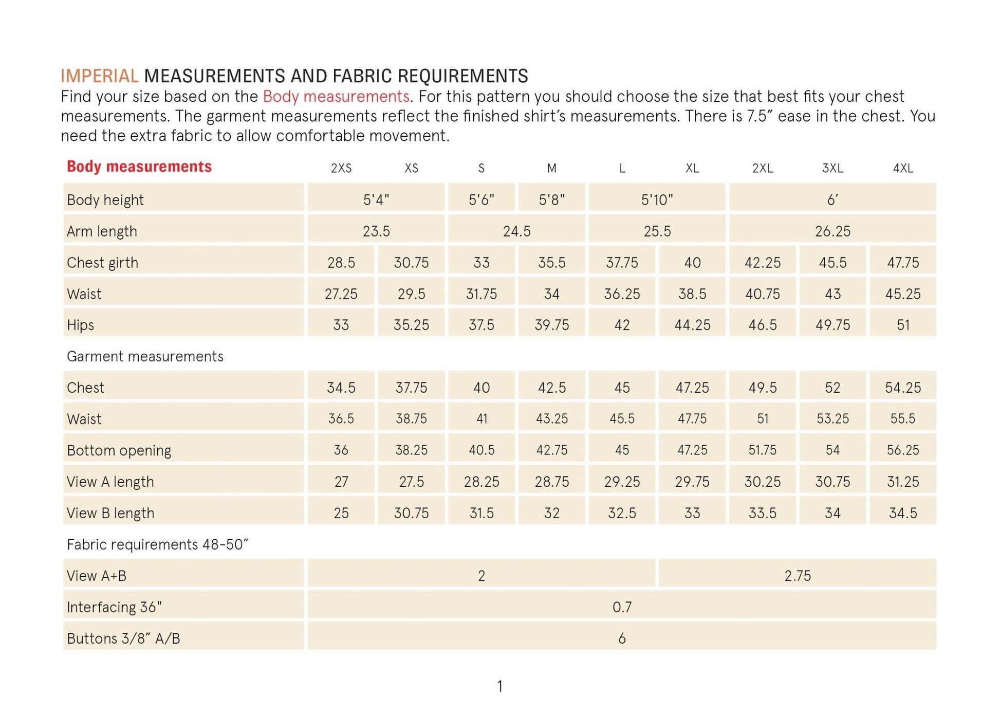 Mens Tunic Paper Pattern - Wardrobe by Me - Simplifi Fabric