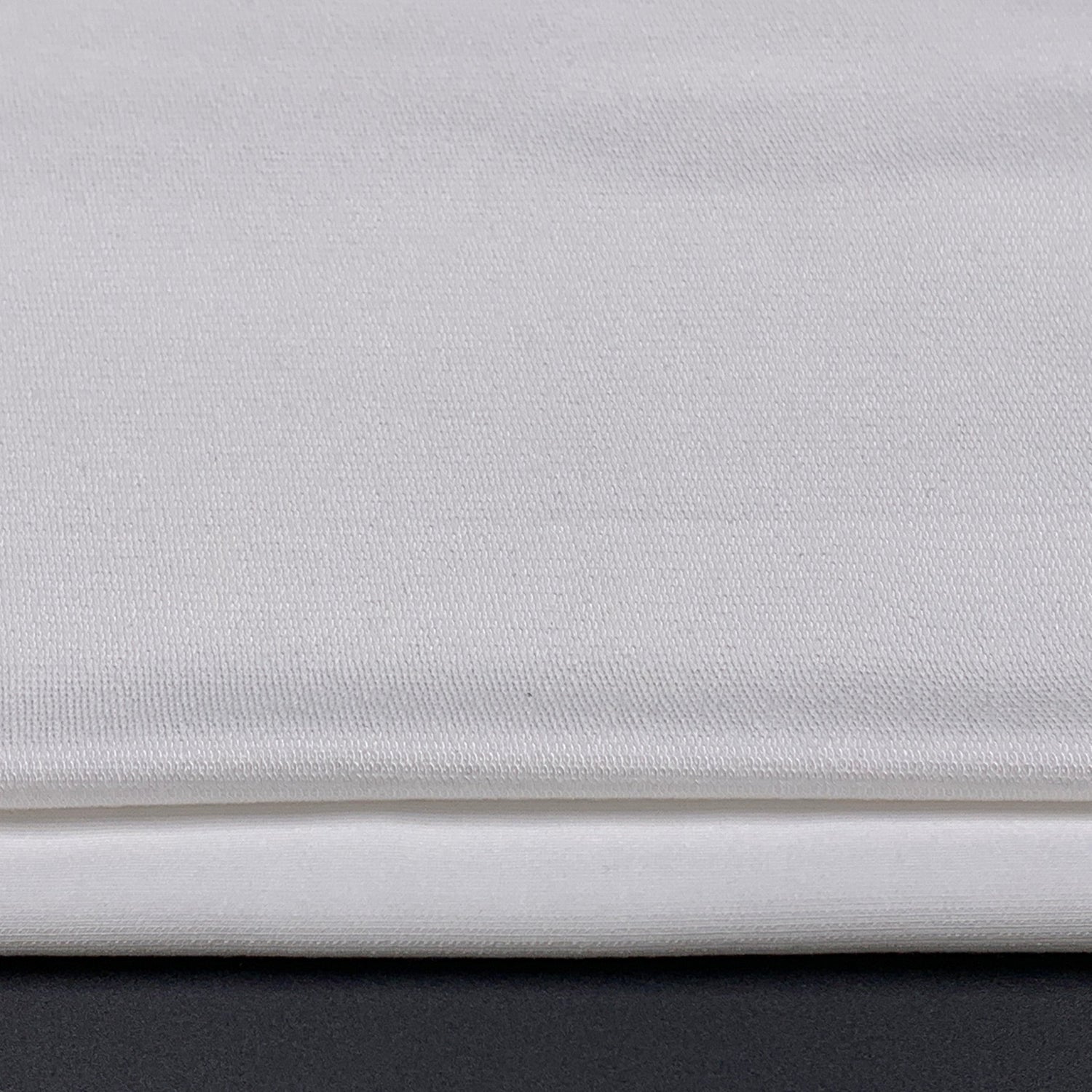Micro Modal Spandex French Terry - Made in USA - White - Simplifi Fabric