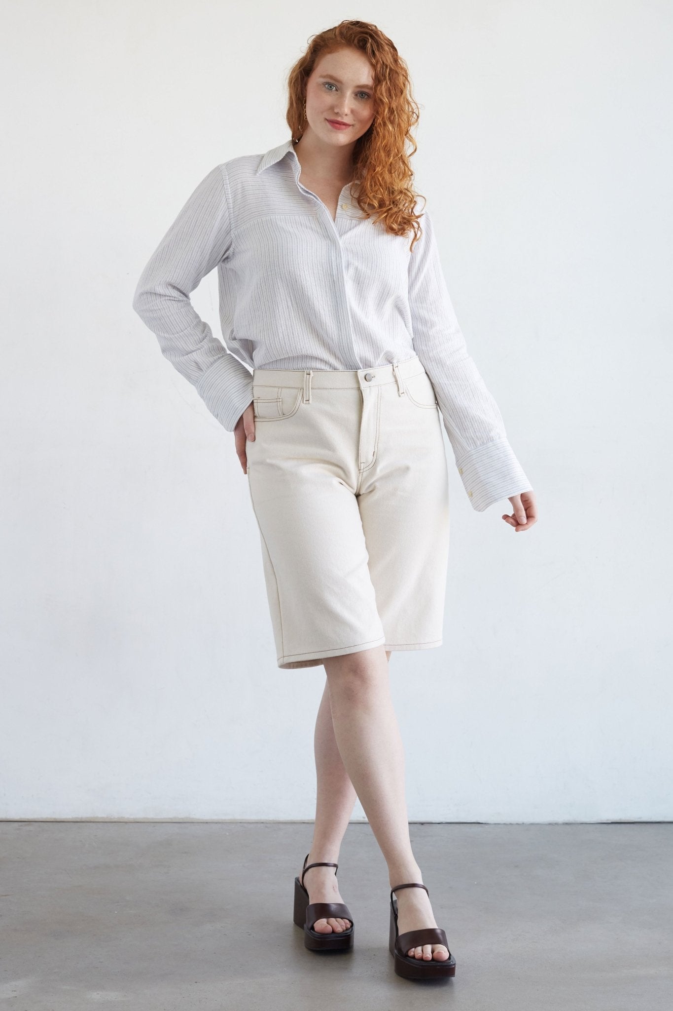 MVP BD Shirt Paper Sewing Pattern - Izzie - Simplifi Fabric