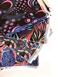 In A Flutter - Nightfall - Pip & Lo - Cloud 9 Fabrics - Organic Cotton / Modal Rayon