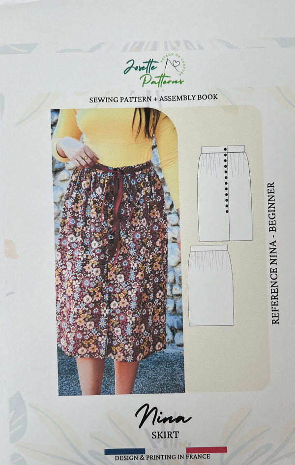 Nina - Womens Skirt- Josette Patterns