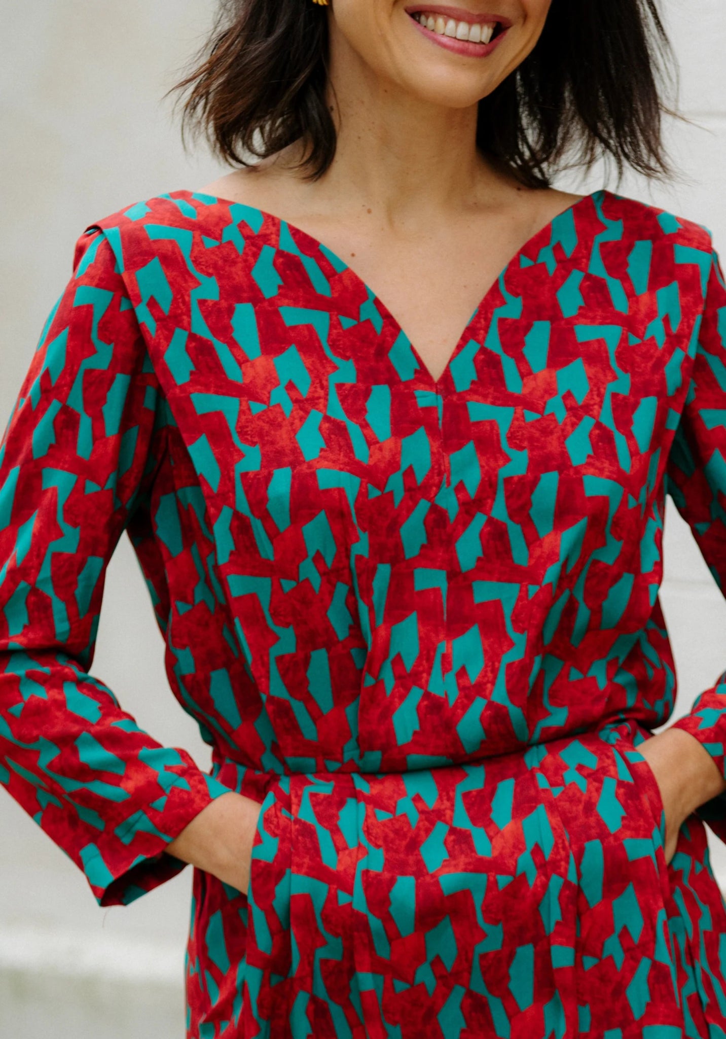 Notte Dress Paper Sewing Pattern - Maison Fauve - Simplifi Fabric