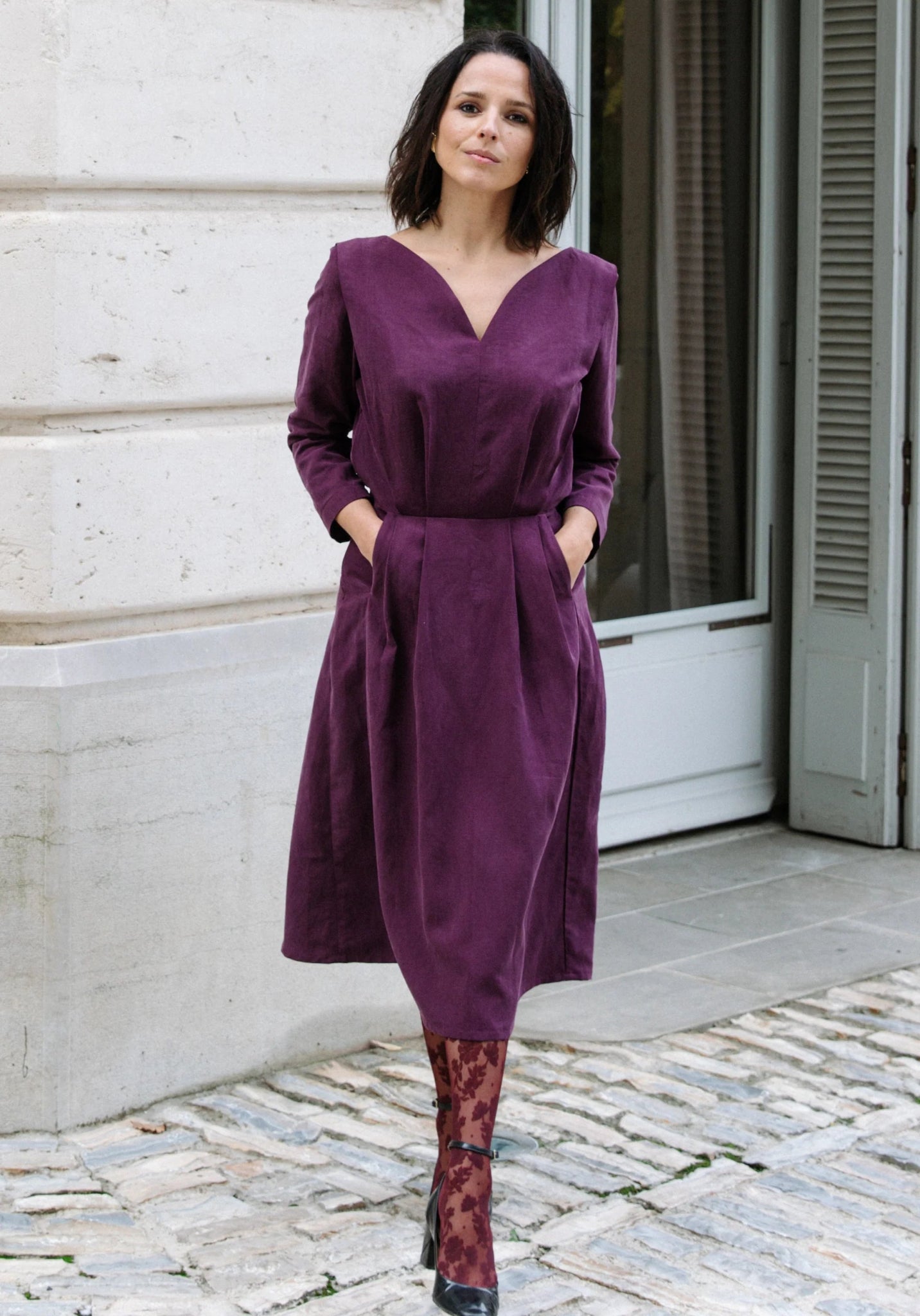 Notte Dress Paper Sewing Pattern - Maison Fauve - Simplifi Fabric