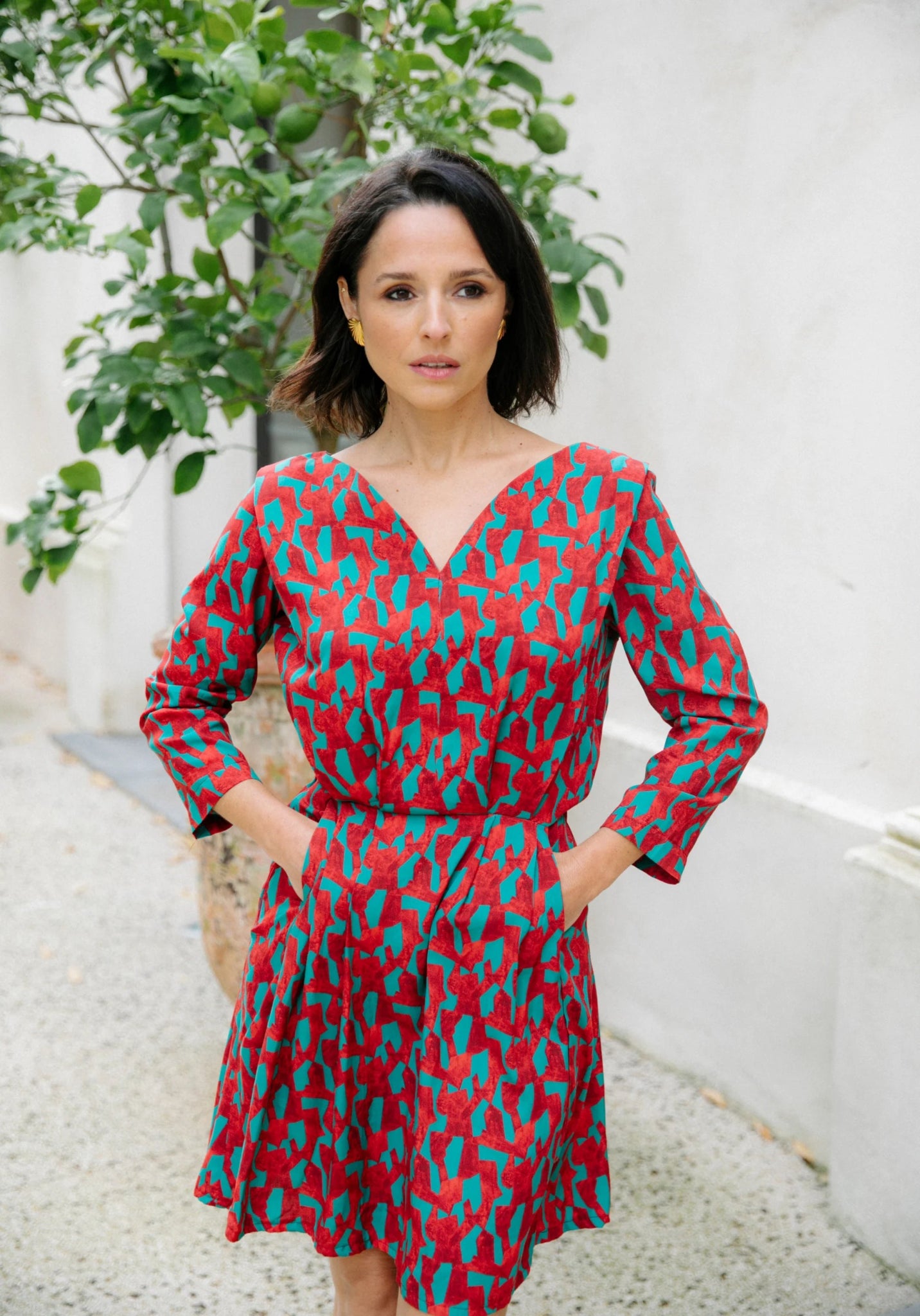 Notte Dress Paper Sewing Pattern - Maison Fauve - Simplifi Fabric