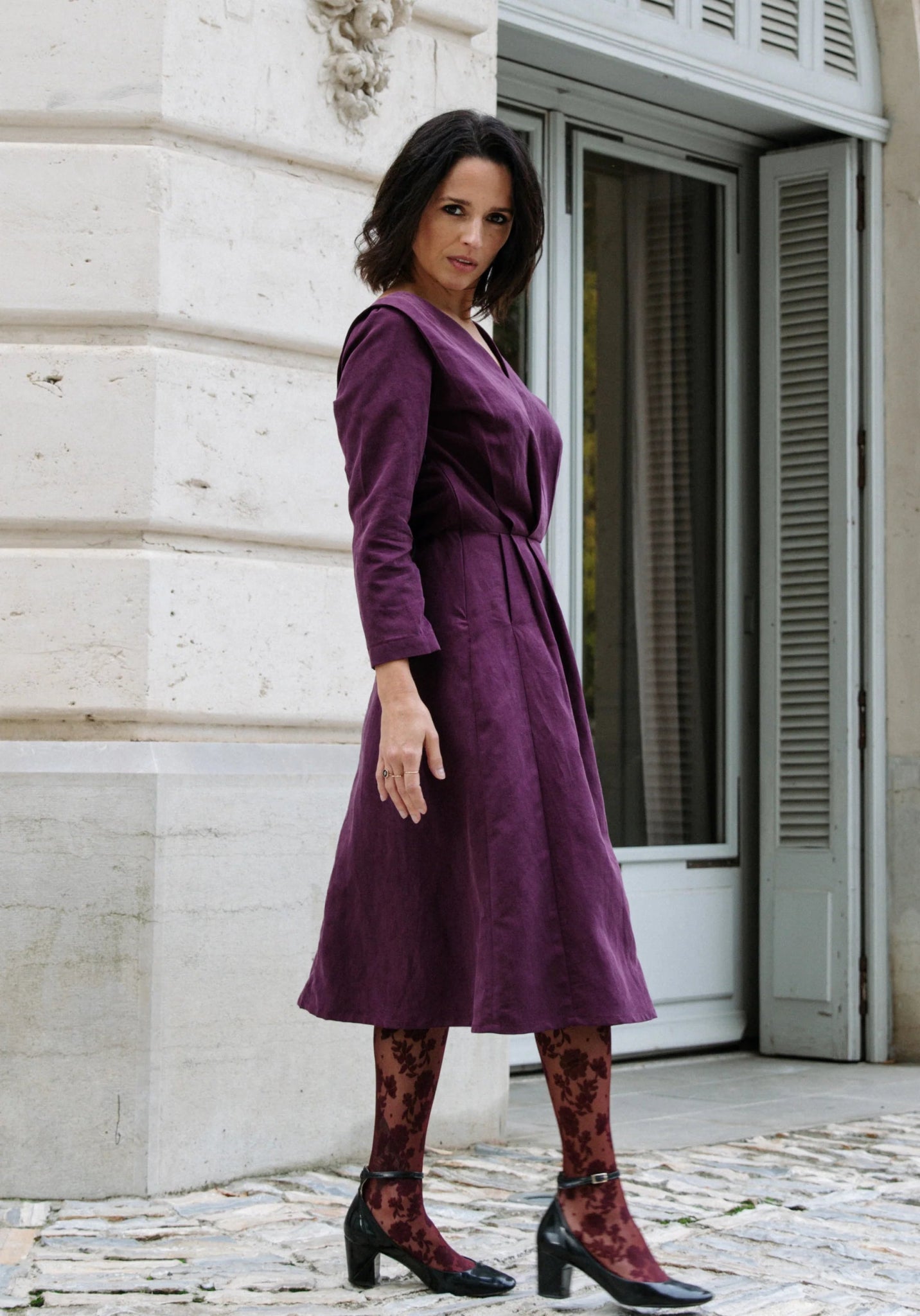 Notte Dress Paper Sewing Pattern - Maison Fauve - Simplifi Fabric