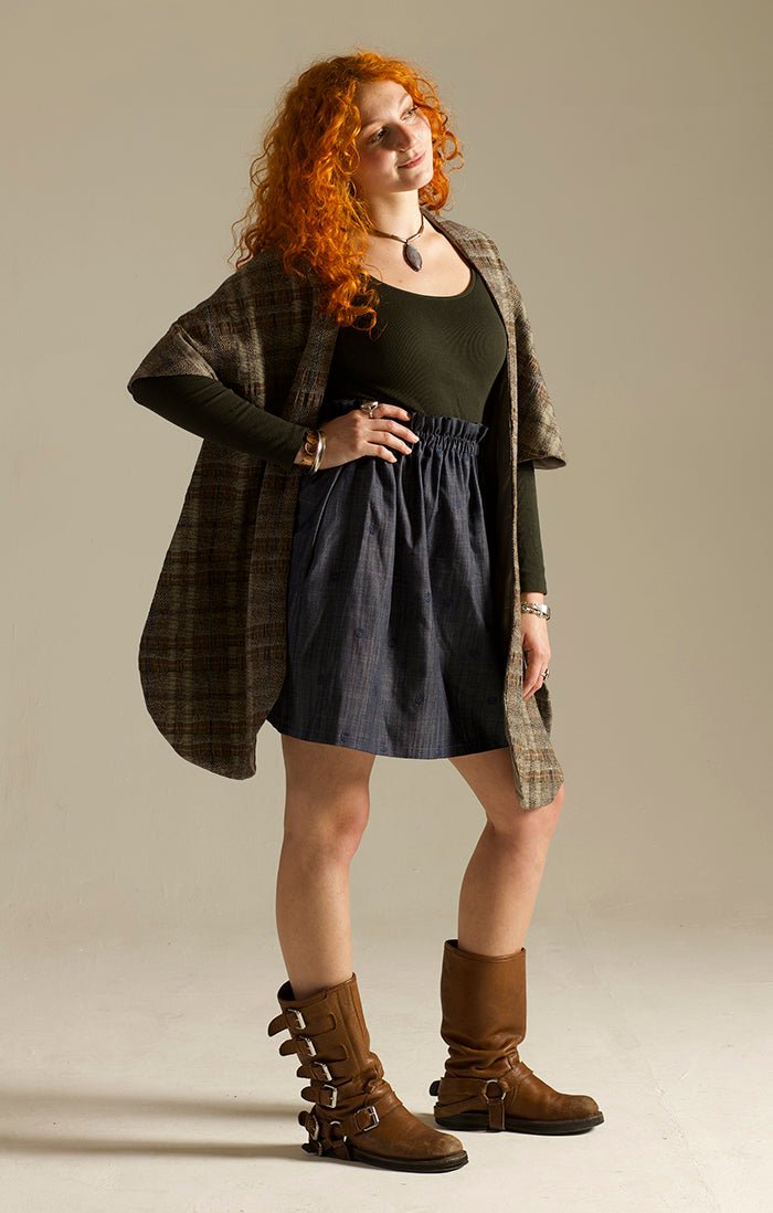 Nox Skirt - Paper Sewing Pattern - Sew Different - Simplifi Fabric