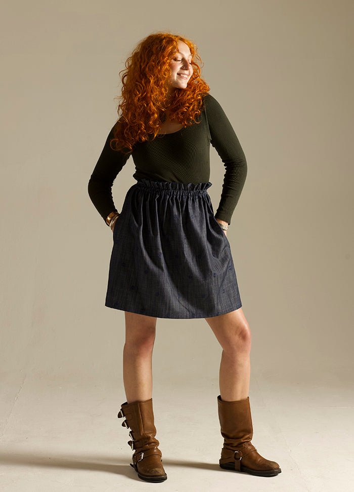 Nox Skirt - Paper Sewing Pattern - Sew Different - Simplifi Fabric