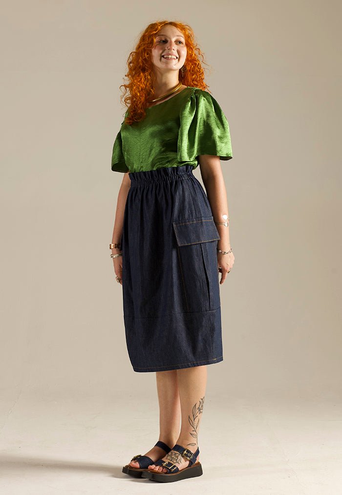 Nox Skirt - Paper Sewing Pattern - Sew Different - Simplifi Fabric
