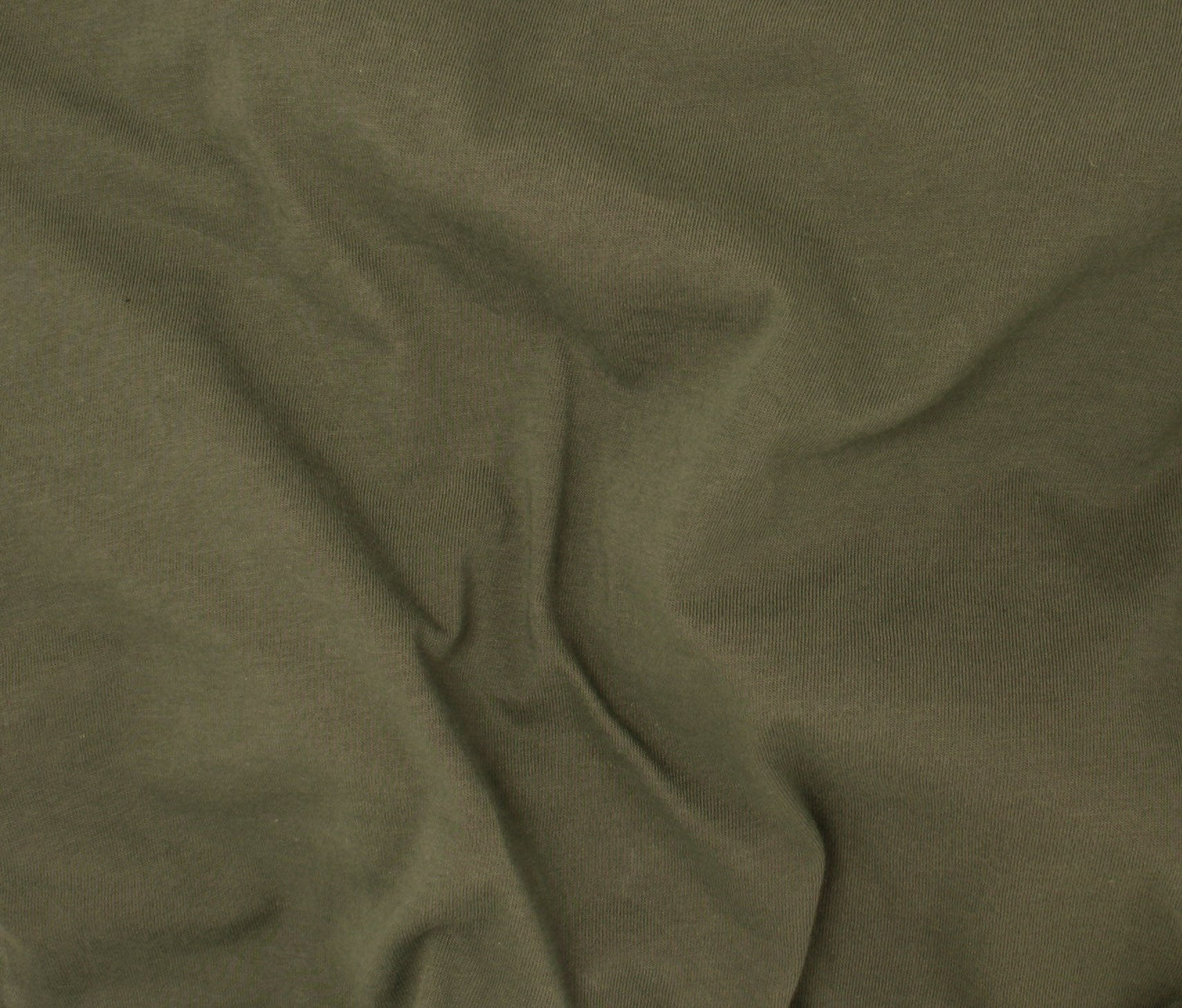 Oragnic Cotton Jersey Knit - Olive - Simplifi Fabric