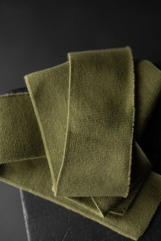 Orchard Green Cotton Rib - Merchant & Mills - Simplifi Fabric