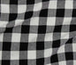 Organic Cotton Checkered - Black - Simplifi Fabric