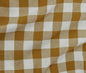 Organic Cotton Checkered - Dijon - Simplifi Fabric