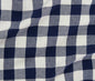 Organic Cotton Checkered - Navy - Simplifi Fabric