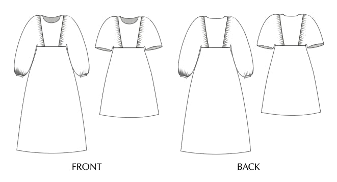 Otus Frock - Paper Sewing Pattern - Sew Different - Simplifi Fabric