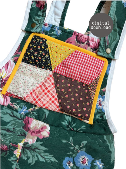 Overalls (Extension) - PDF Pattern - Hot Girl Quilting - Simplifi Fabric