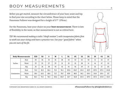 Panorama Pullover Sewing PDF Pattern - Brightside Fabric Co. - Simplifi Fabric