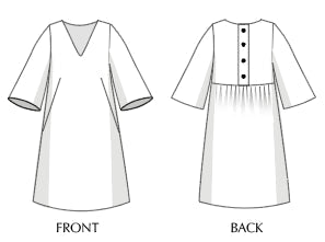 Paradise Dress - Paper Sewing Pattern - Sew Different - Simplifi Fabric