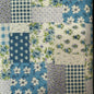Patchwork Cotton-Linen Canvas - Japanese Import - Blue Tones