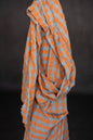 Persimmon Gingham Indian Organic Cotton Seersucker - Merchant & Mills - Simplifi Fabric
