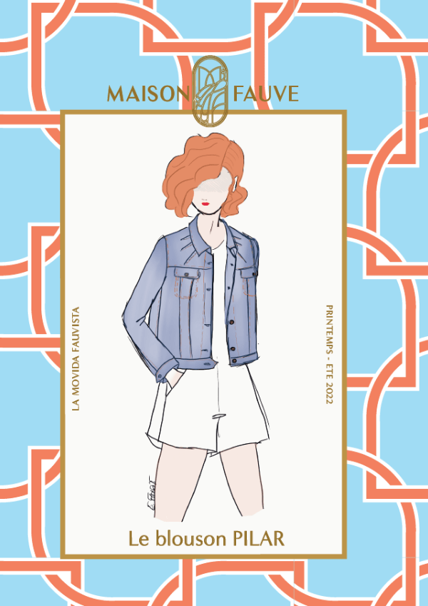Pilar Jacket Paper Sewing Pattern - Maison Fauve - Simplifi Fabric
