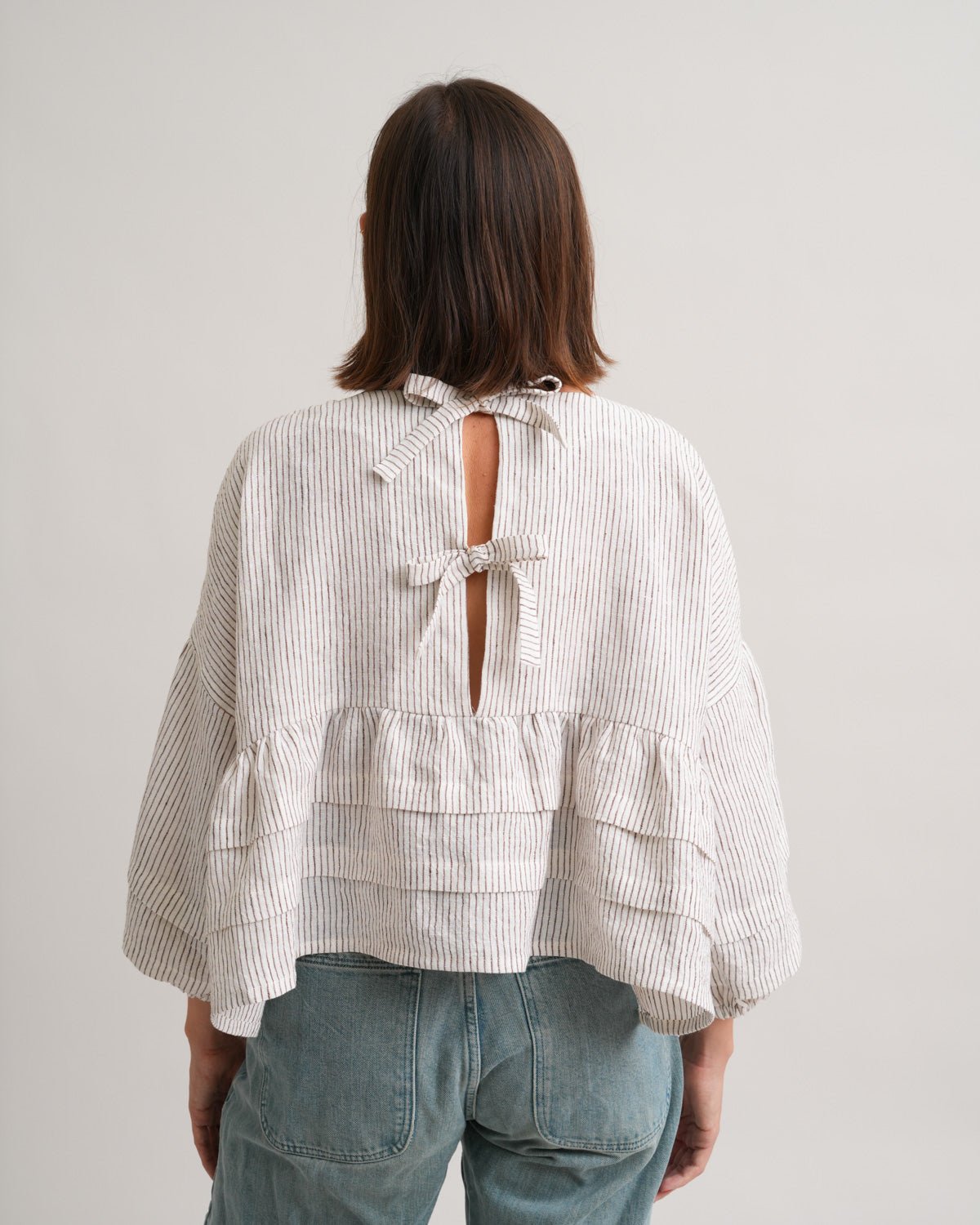 Pintuck Poet Blouse PDF Pattern – Simplifi Fabric