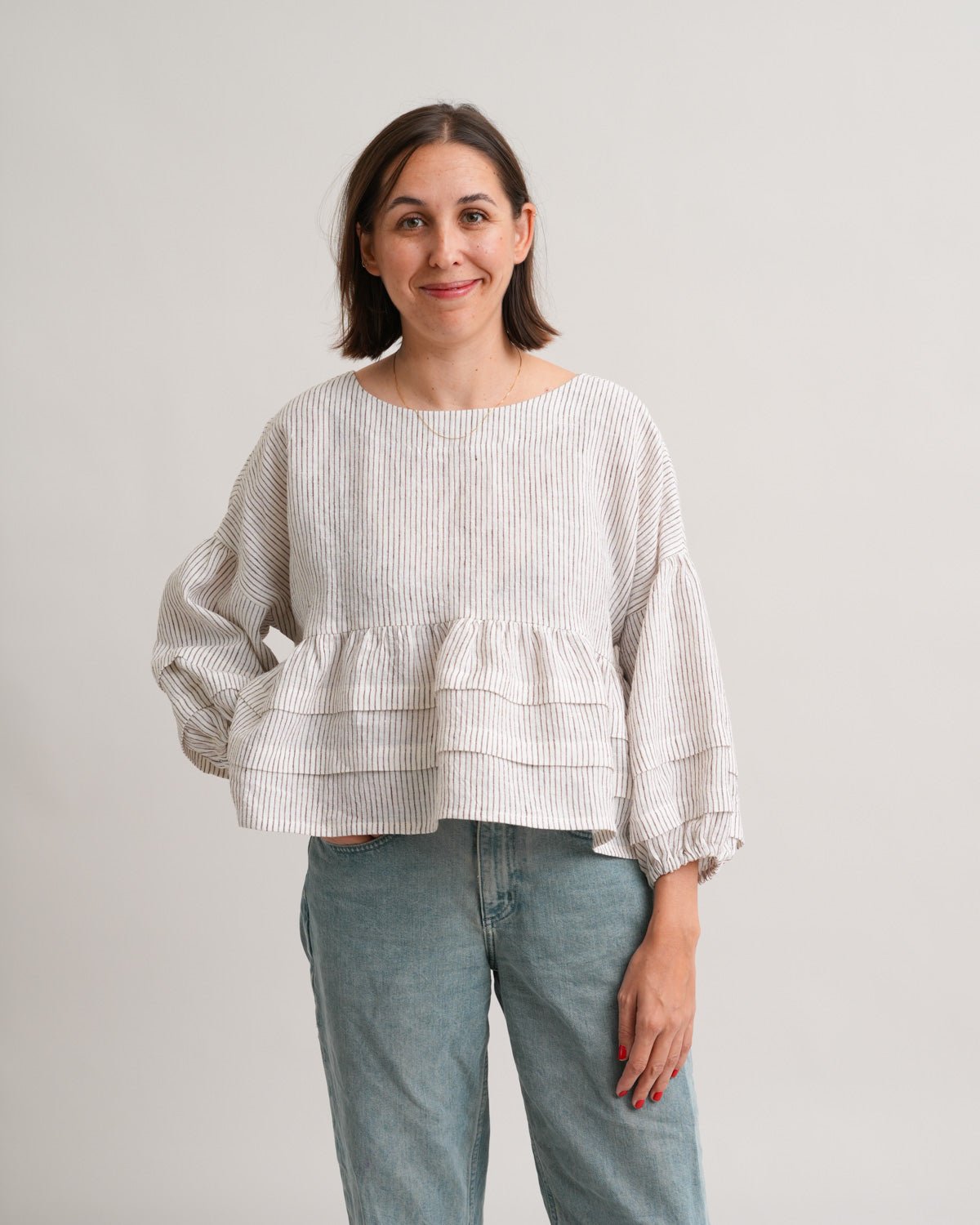 Pintuck Poet Blouse PDF Pattern – Simplifi Fabric