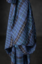 Pipette Blues Check Laundered Linen - European Import - Merchant & Mills - Simplifi Fabric